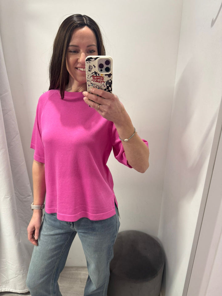 Morla T-shirt - Phlox Pink