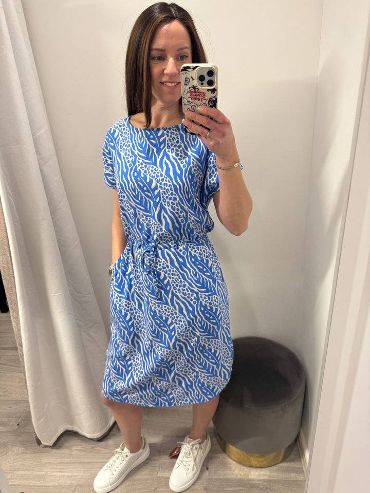 Joella Oneck Dress - Nebulas Blue