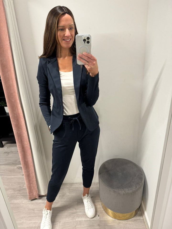 Kate Cropped Pants - Total Eclipse