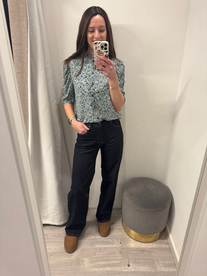 Toxik Elsie Wide Leg Jeans - Indigo Wash