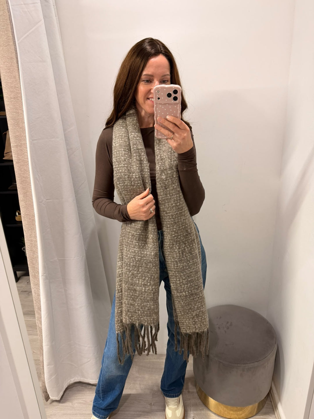 Thora Scarf - Chicory Coffee