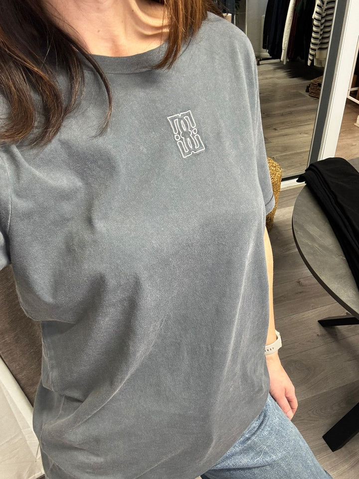 Nica T-shirt - Washed Black