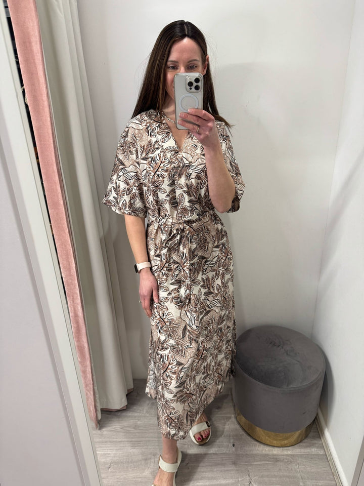 Ibano Midi Dress