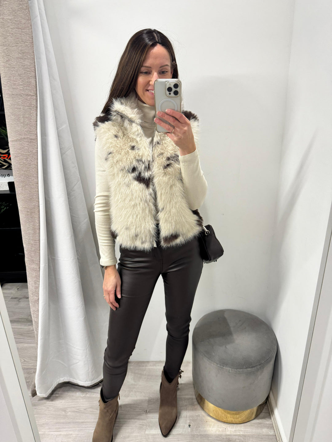 Nikki Faux Fur Gilet