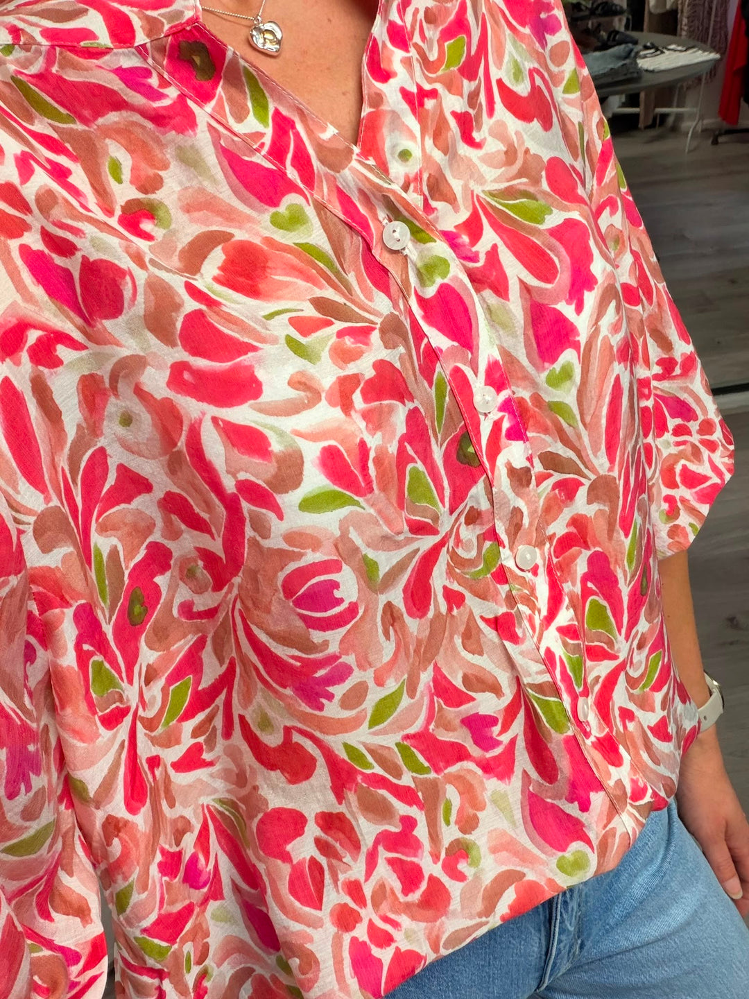 Santana Blouse -  Pink