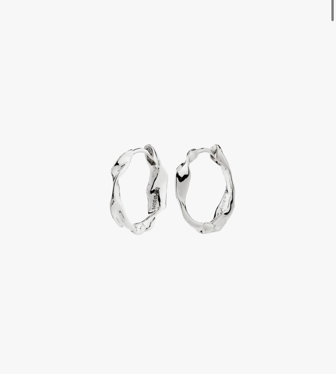Here Hoops - Silver Plated