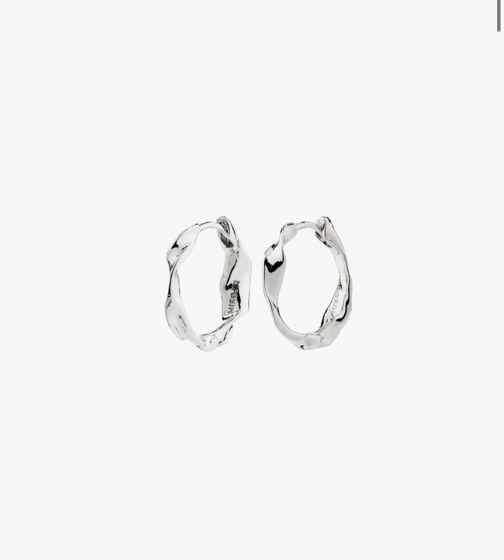 Here Hoops - Silver Plated