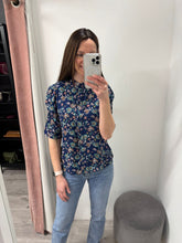 Load image into Gallery viewer, Vera Shirt - Blue Flowers
