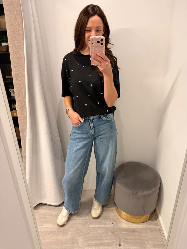 Toxik Barrel Leg Jeans - Mid Wash