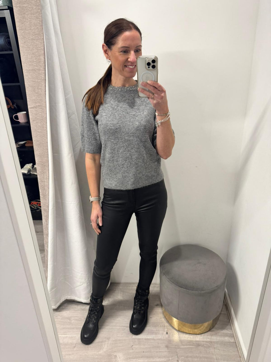 Omea Rhinestone Jumper