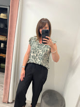 Load image into Gallery viewer, Joella Frill Top - Boho Green

