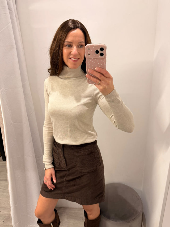 Luls Rollneck Jumper - Oatmeal