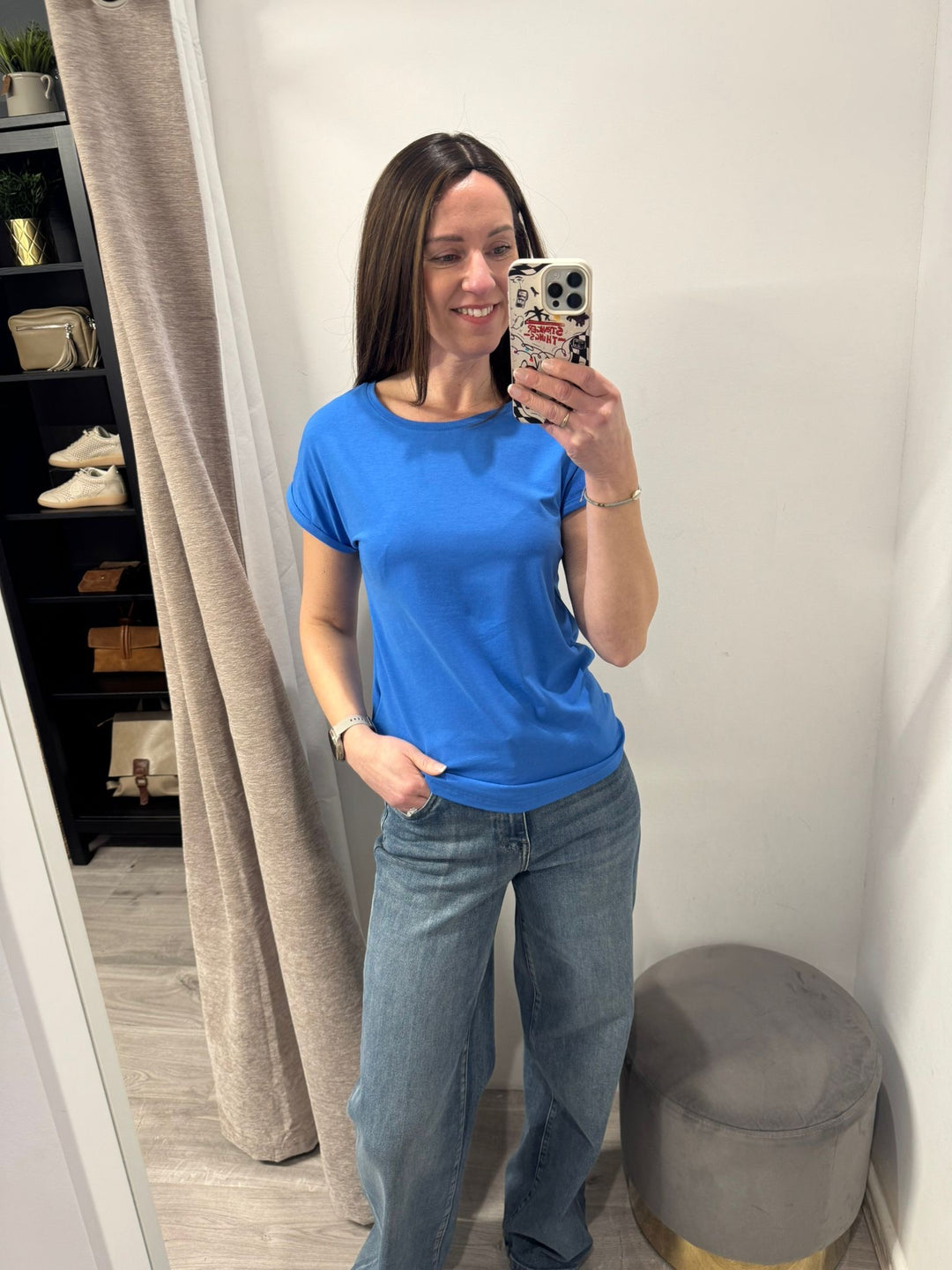 Pamila T-shirt - Nebulas Blue