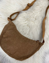 Load image into Gallery viewer, Tamsin Cord Crossbody Bag - Camel
