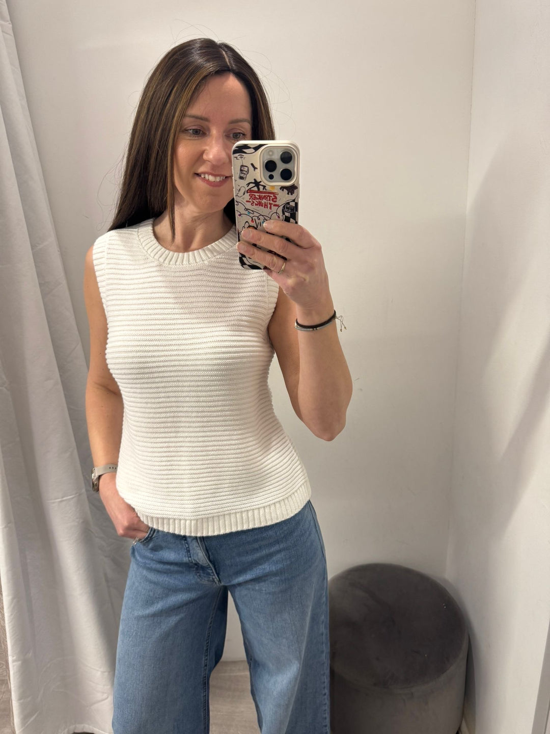 Dotties Top - Cloud Dancer