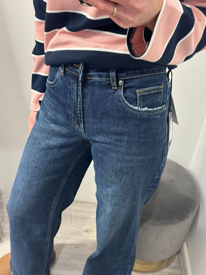 Toxik Anya Wide Leg Jeans - Dark Wash