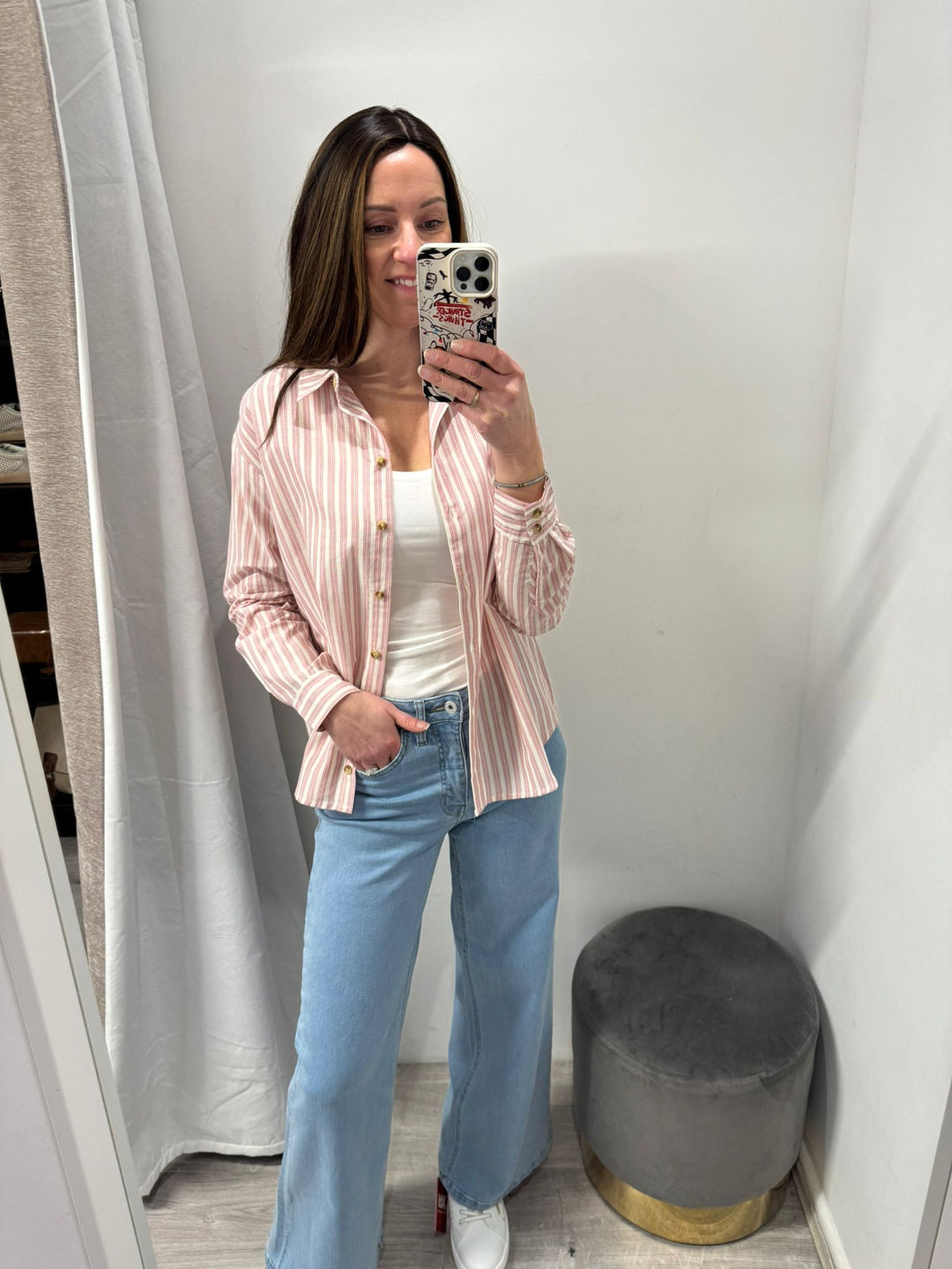 Gillo Shirt - Birch Stripe