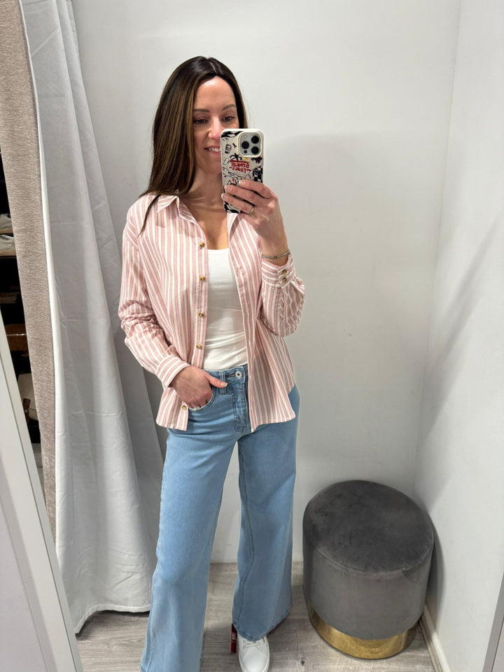 Gillo Shirt - Birch Stripe