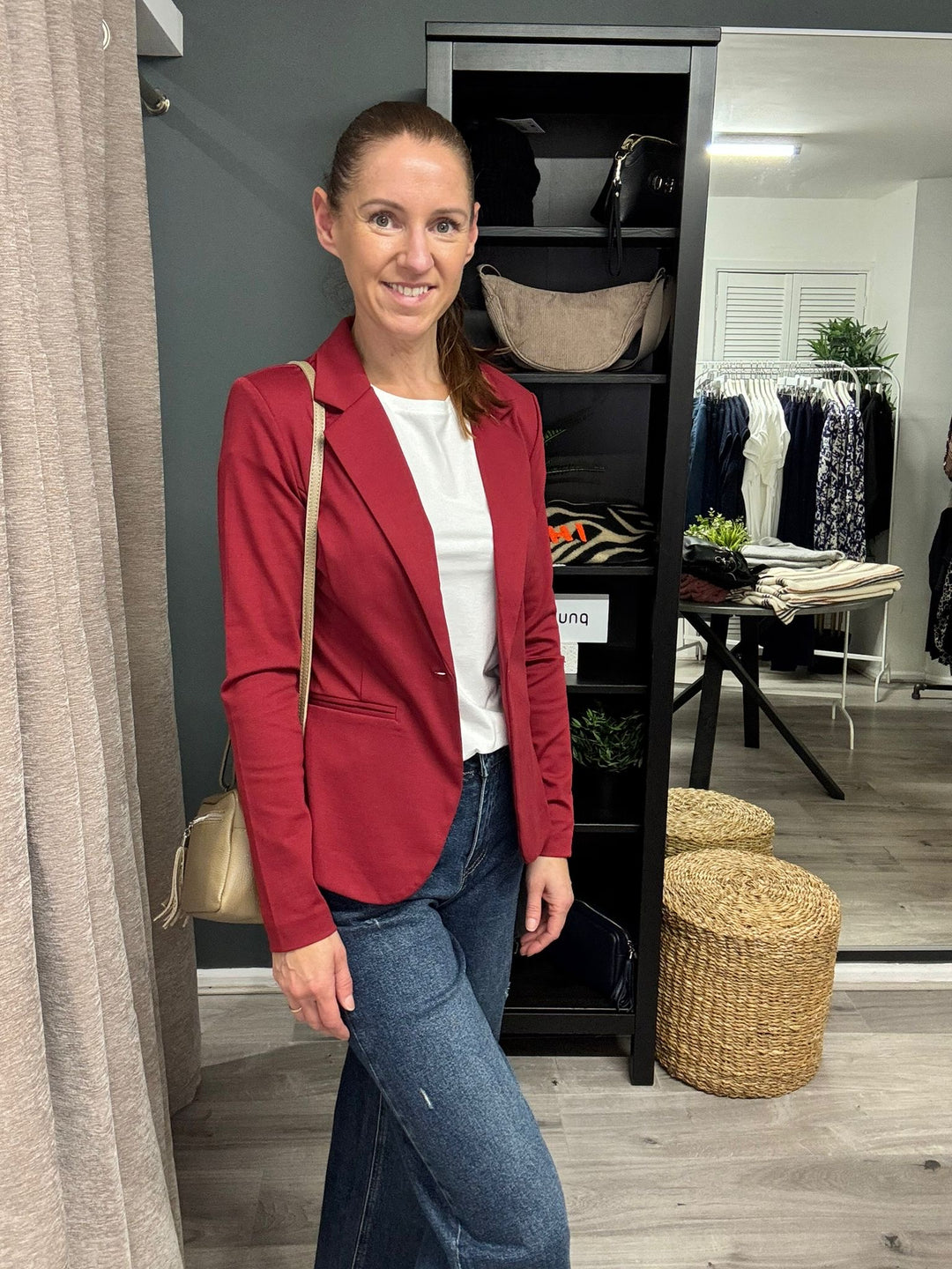 Kate Blazer - Biking Red