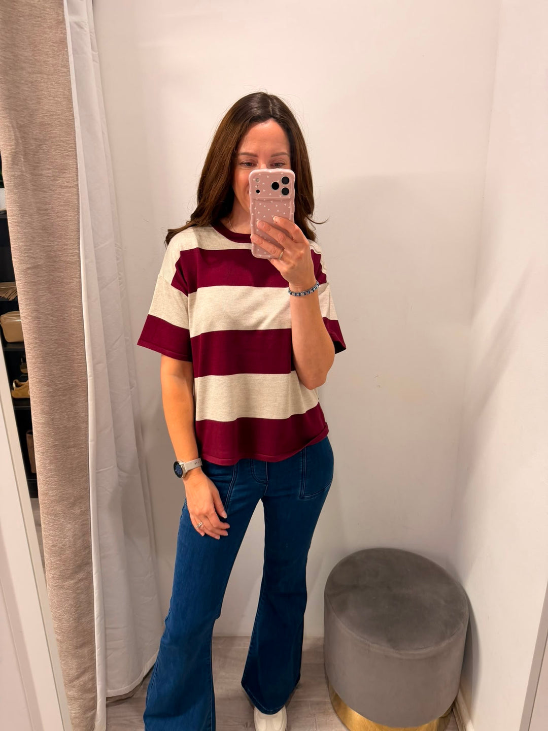 Luls Loose Top - Stripe