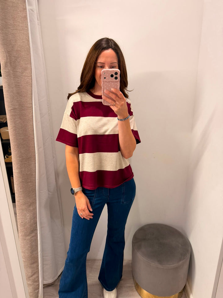 Luls Loose Top - Stripe