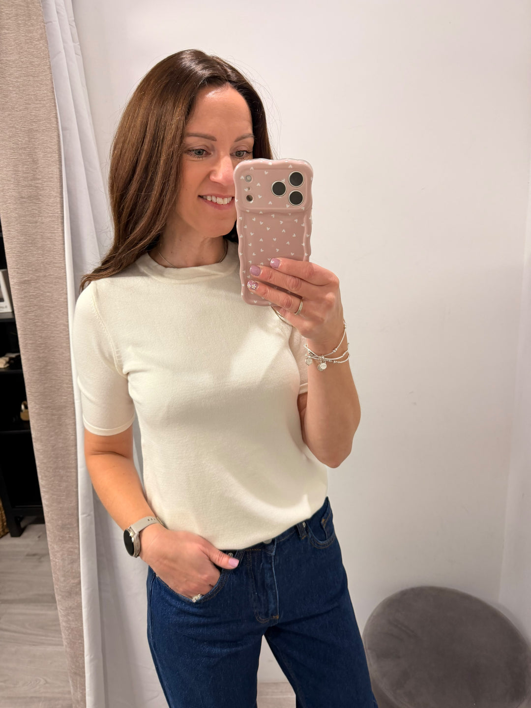 Luls O-Neck Top - Birch
