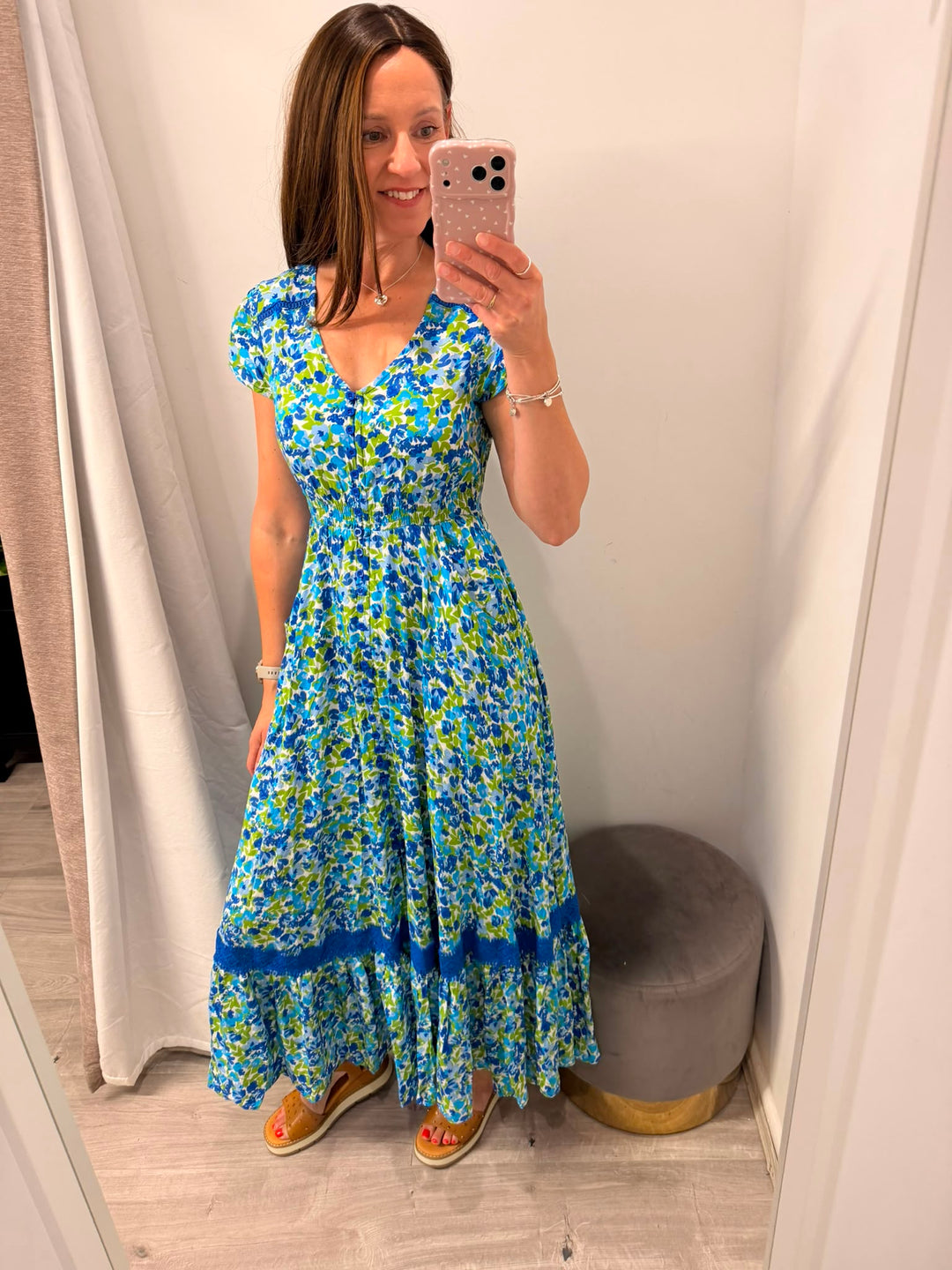 Ciara Midaxi Dress - Meadow Mist