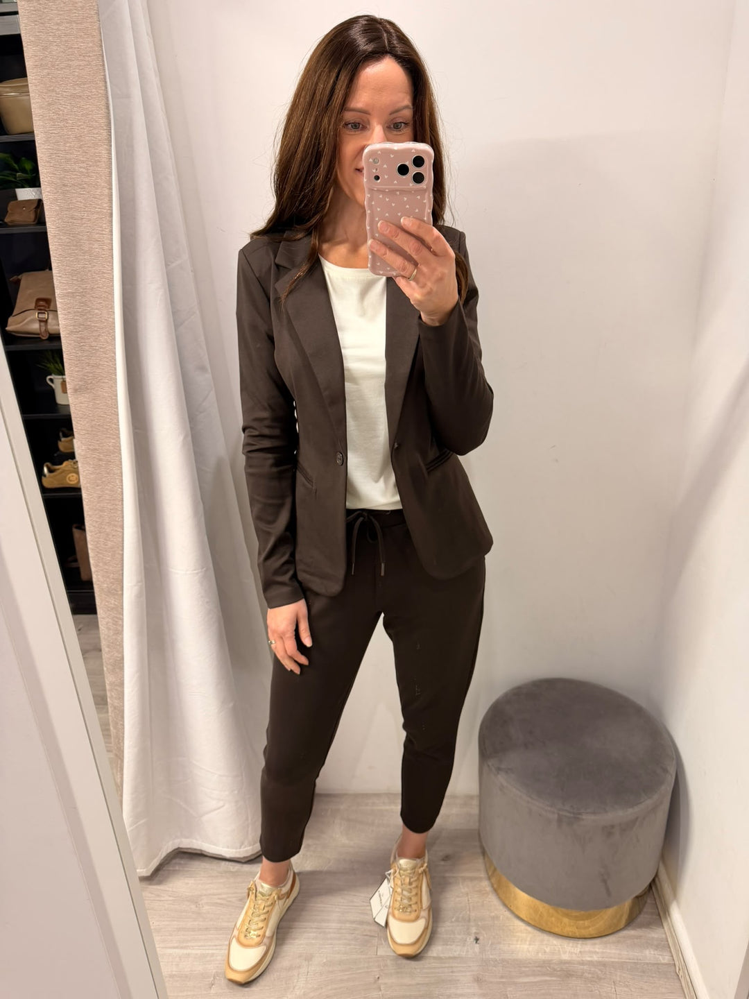 Kate Cropped Pants - Chocolate Torte