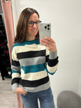 Load image into Gallery viewer, Onema Jumper - Teal Stripe
