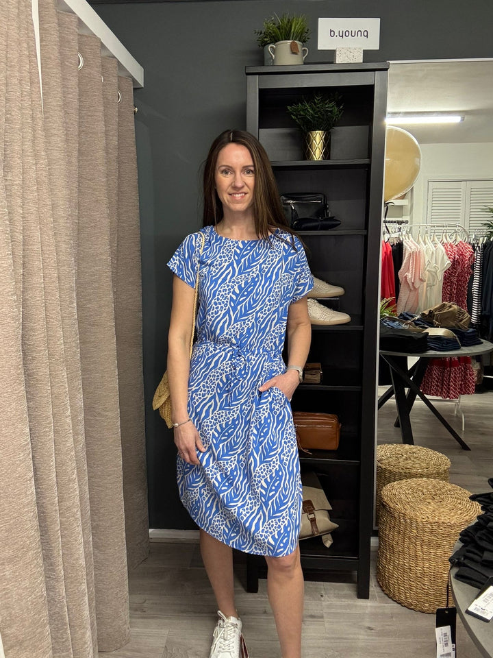 Joella Oneck Dress - Nebulas Blue