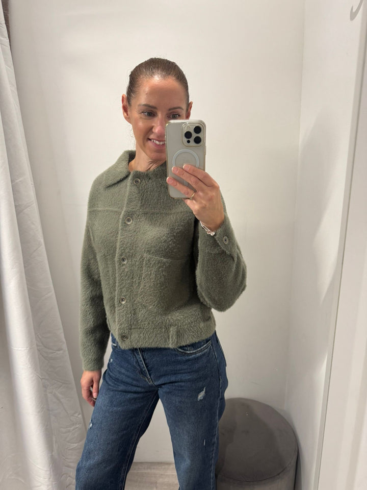 Bubbly Jacket - Green Ash
