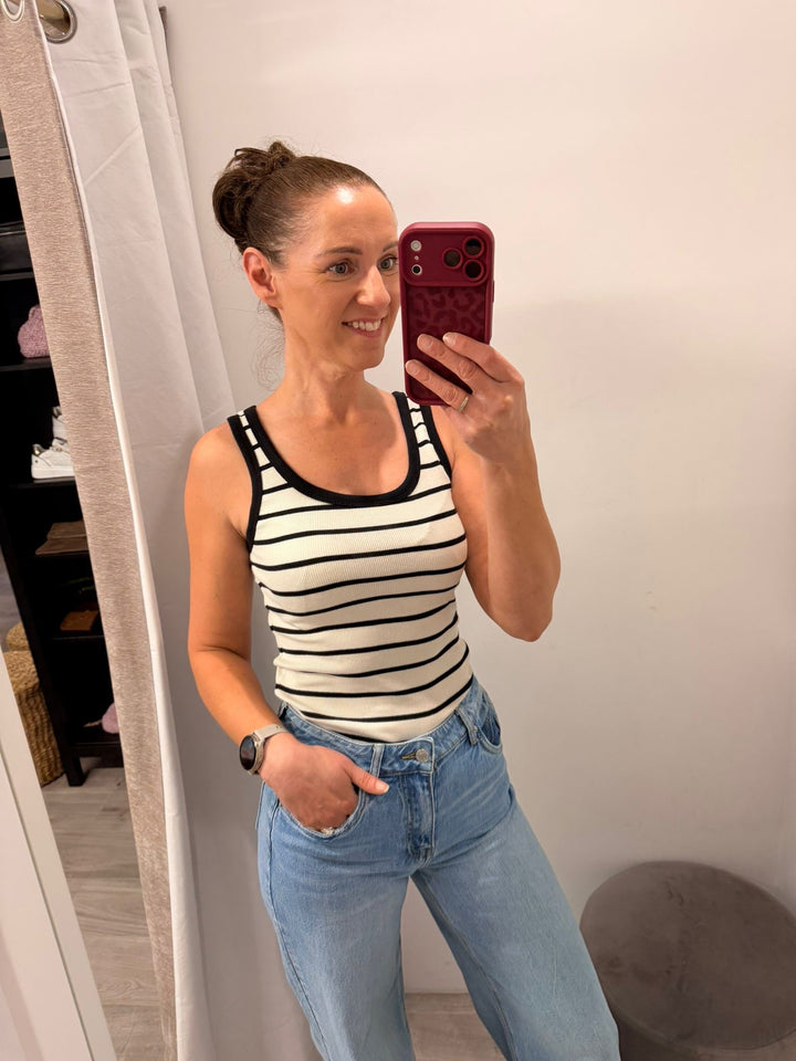 Allesia Vest Top - Stripe