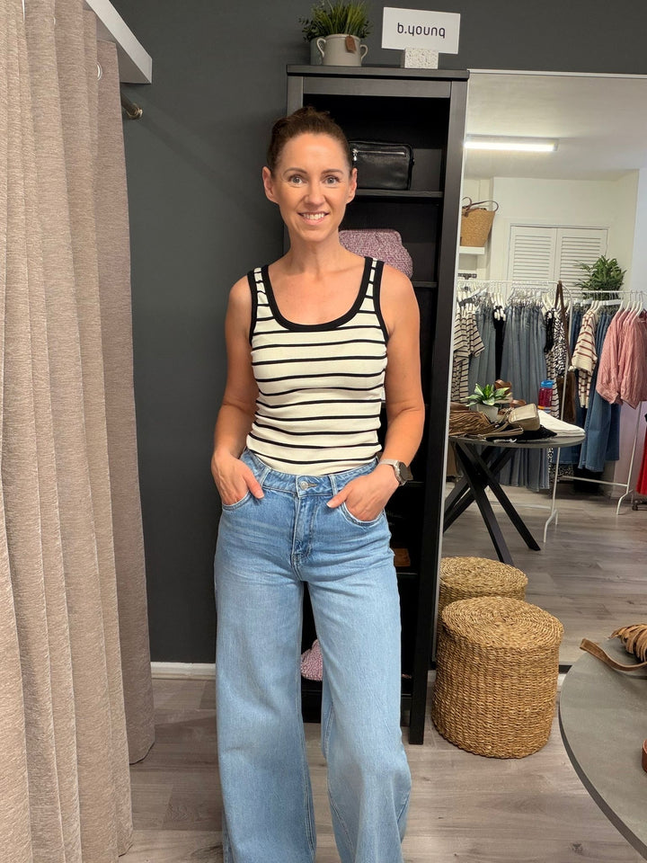 Allesia Vest Top - Stripe