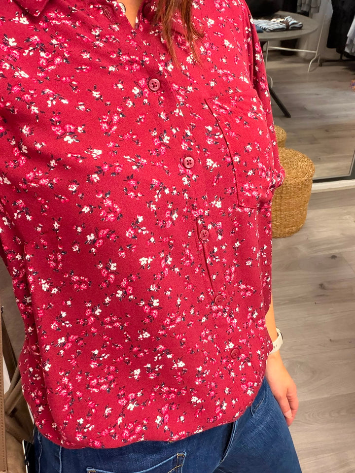 Vera Blouse - Rhododendron