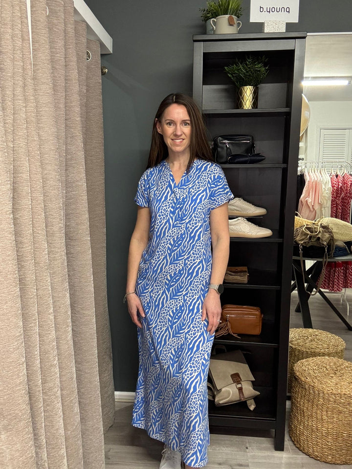 Joella Midi Dress - Nebulas Blue