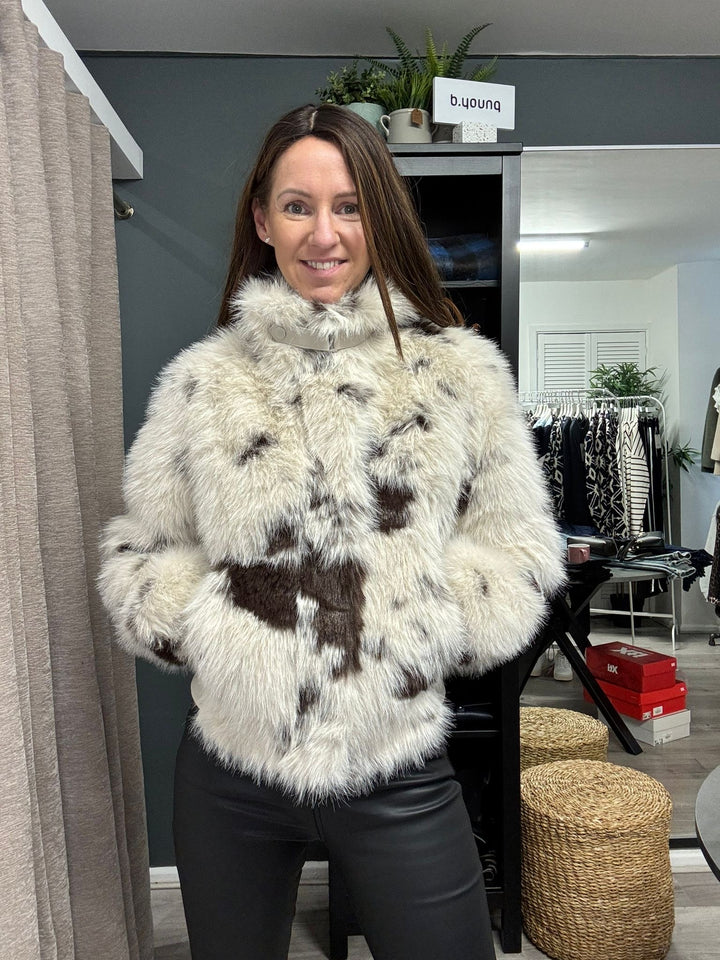 Ambra Jacket - Cow Print