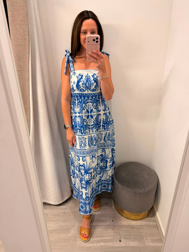 Ariana Dress - Boho Blue