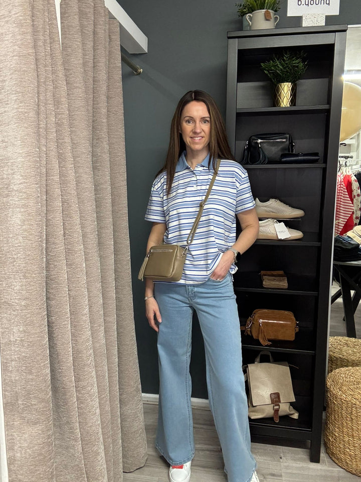 Twiggy Wide Leg Jeans - Bleached Light 30" Leg