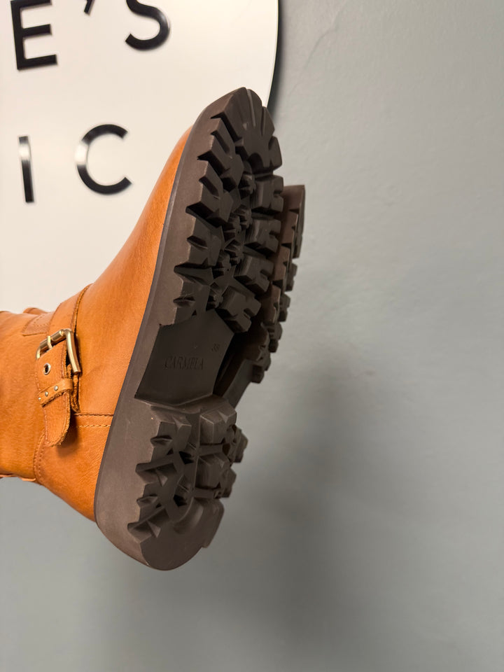 Carmela Buckle Detail Boots