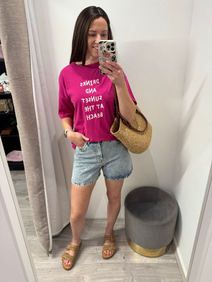 Aveny Shorts - Bleached Denim