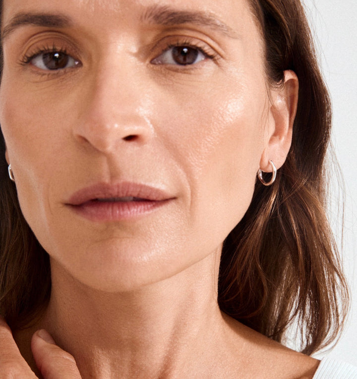 Nova Small Hoops - Silver Plated