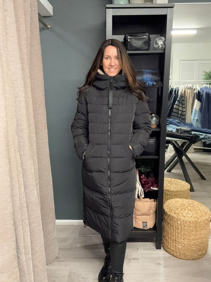 Keila Reversible Coat - Black