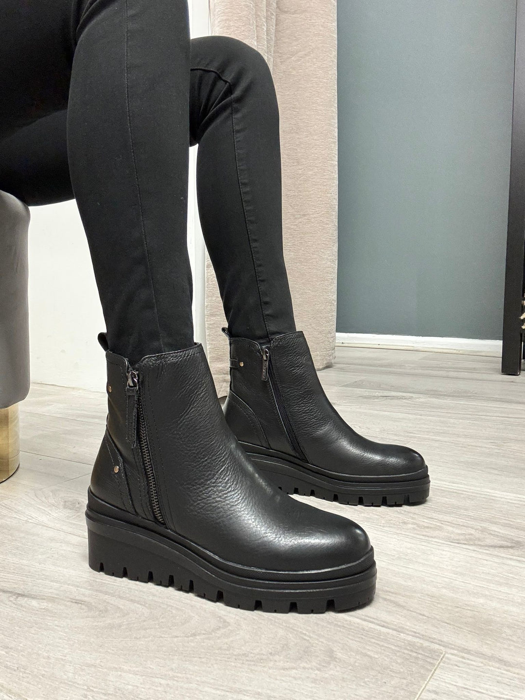 Carmela Wedge Boots