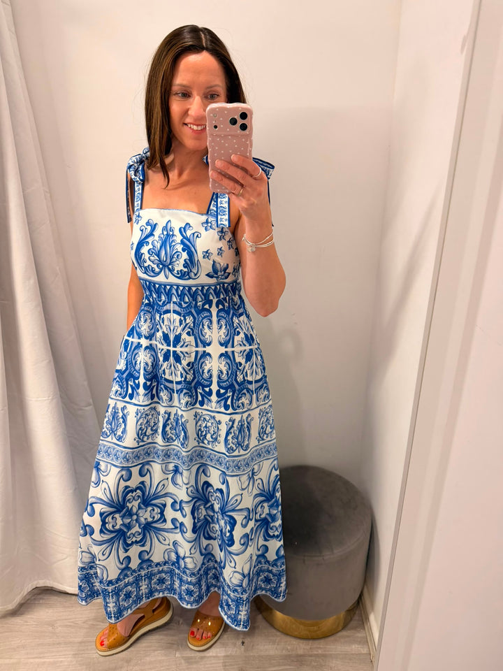 Ariana Dress - Boho Blue