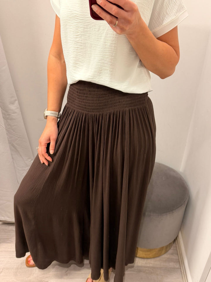 PRE ORDER - Ameera Palazzo Pants - Brown