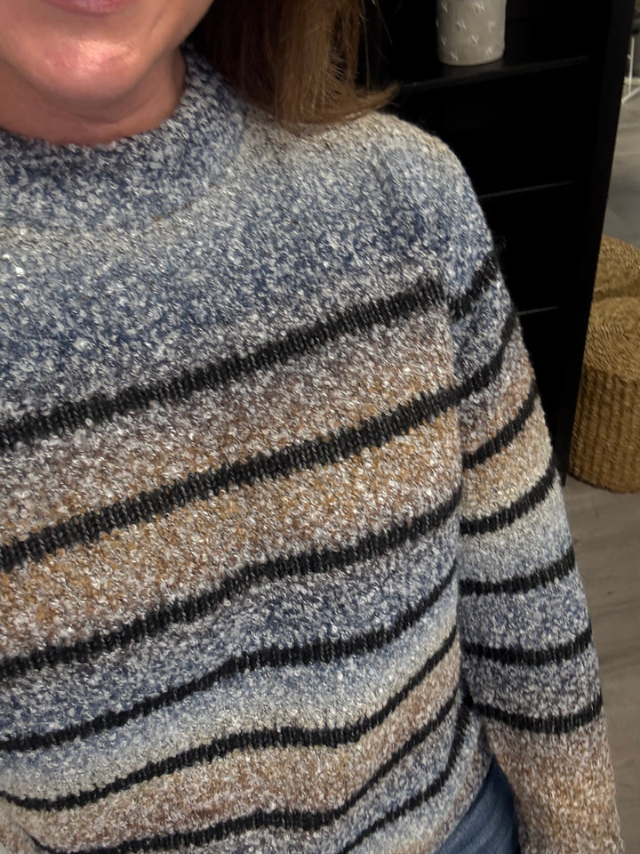 Lucia Striped Pullover