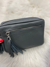 Load image into Gallery viewer, Leather Camera Bag - Grey
