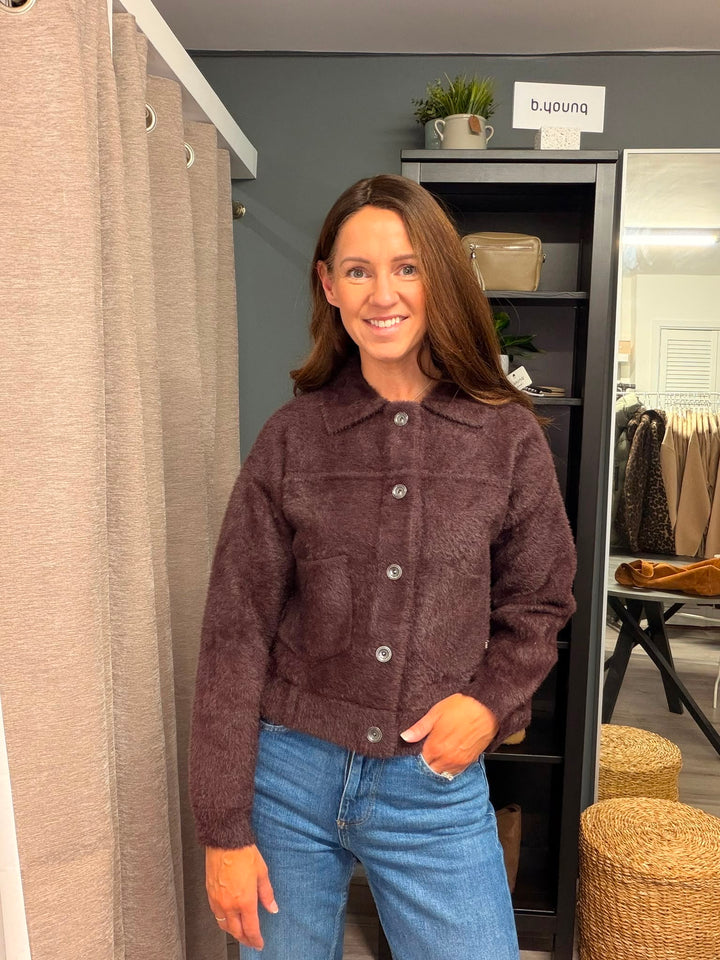Bubbly Jacket - Fudge Cloak