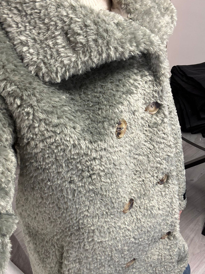 Ena Coat - Green Ash