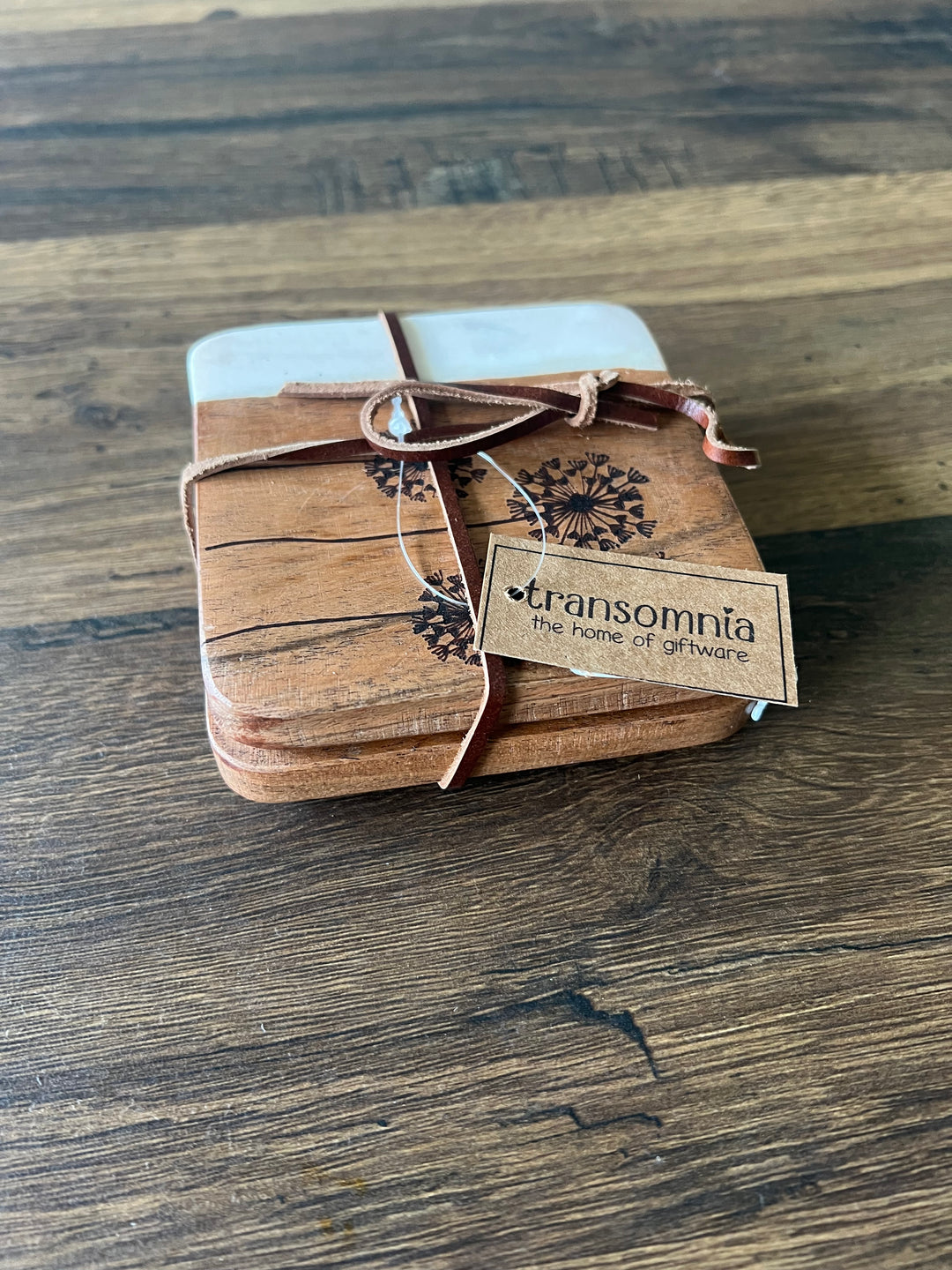 Marble & Wood Coasters